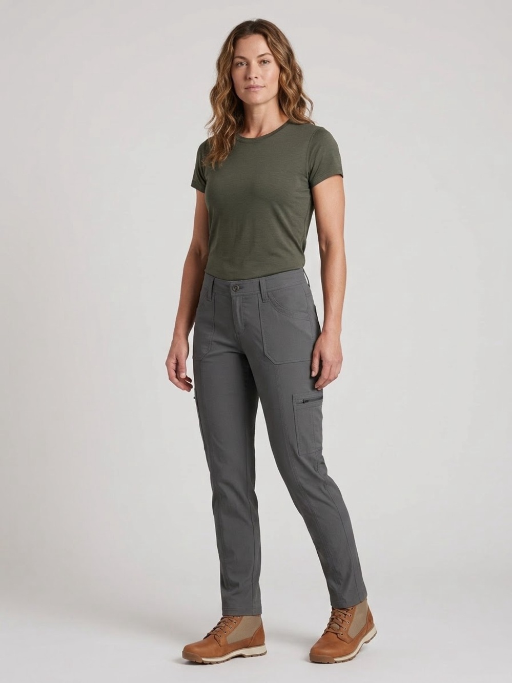 KUHL Horizn Skinny Pants Womens 8 Short Petite Slate Grey Reflex Softshell NWT